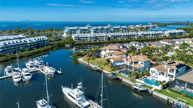 a view of a city with ocean view