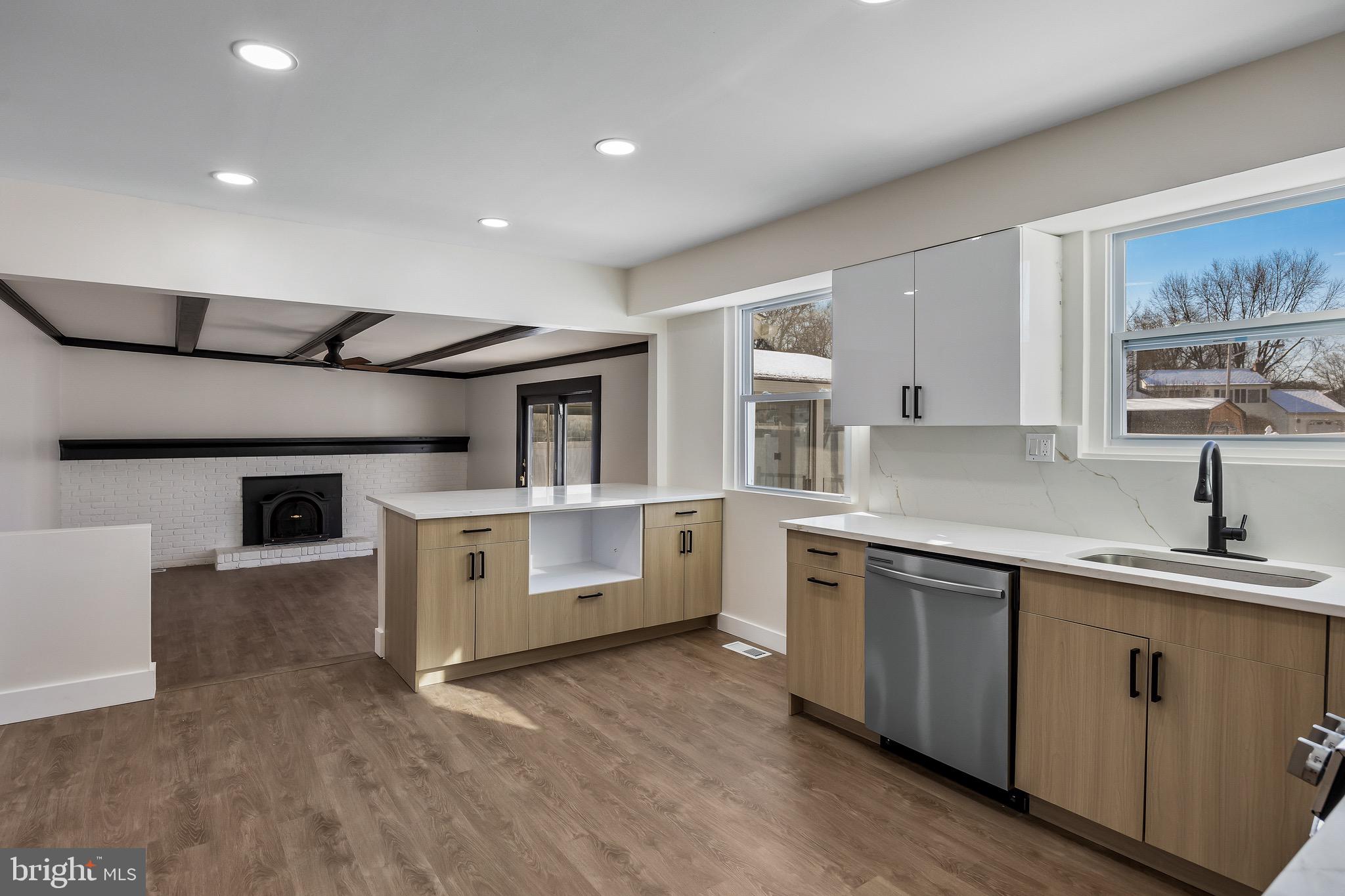 22 Willow Ridge Road Marlton, NJ 08053 - Photo 9 of 29 a large white kitchen with sink and cabinets