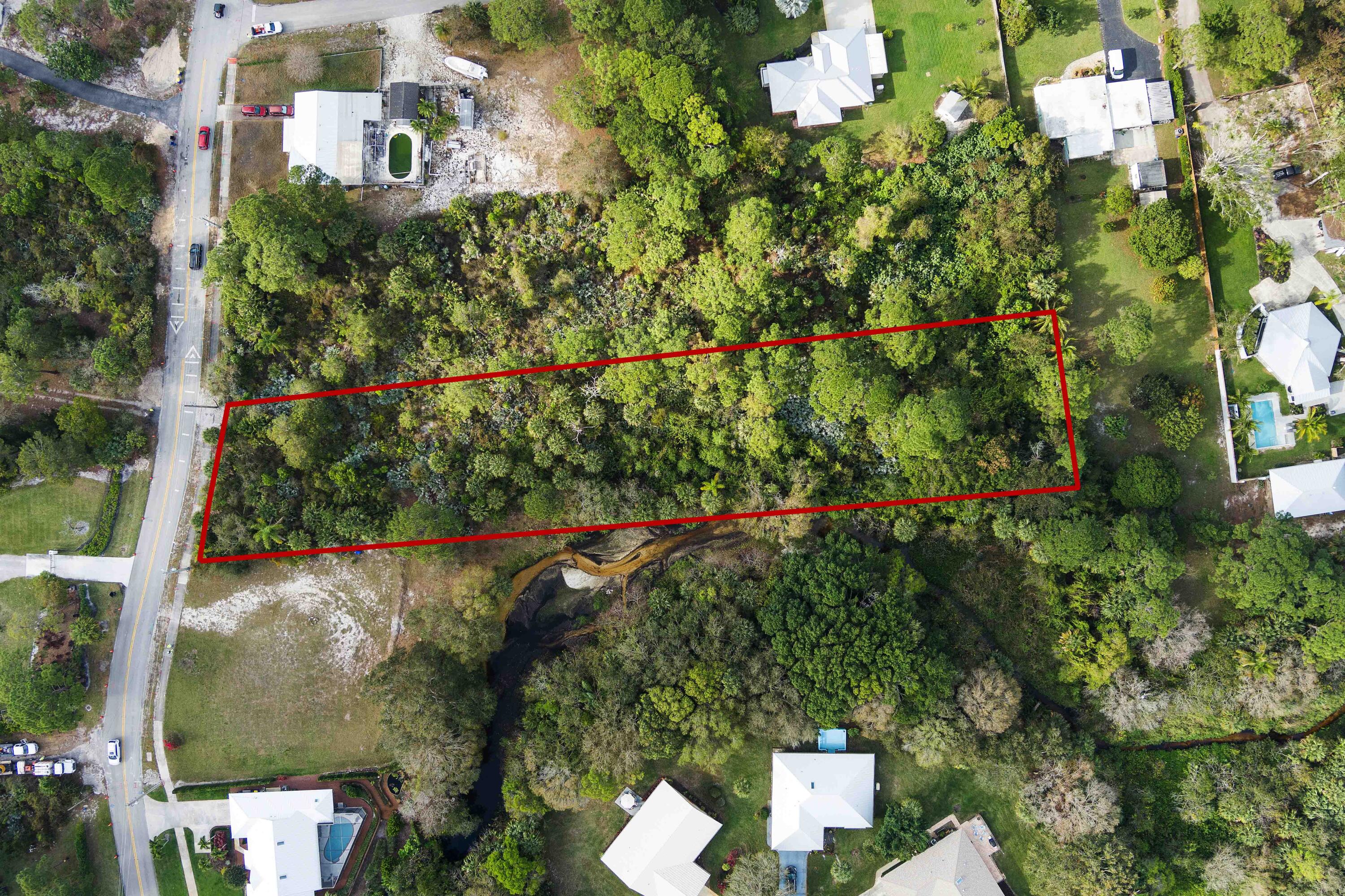 4975 Southeast Manatee Cove Road Stuart, FL 34997 - Photo 6 of 7 5. Overhead drone w. border