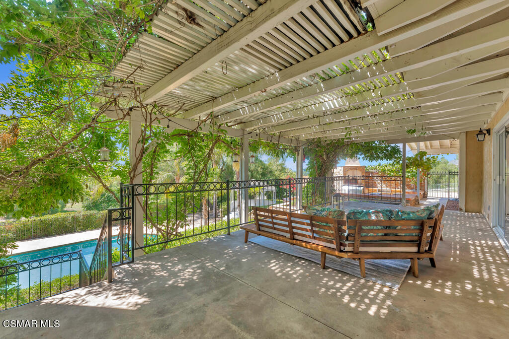 1631 Hauser Circle Thousand Oaks, CA 91362 - Photo 42 of 56 a backyard of a house with garden and outdoor seating