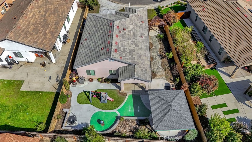 294 Double Tree Court Madera, CA 93637 - Photo 39 of 40 an aerial view of residential house with outdoor space and parking