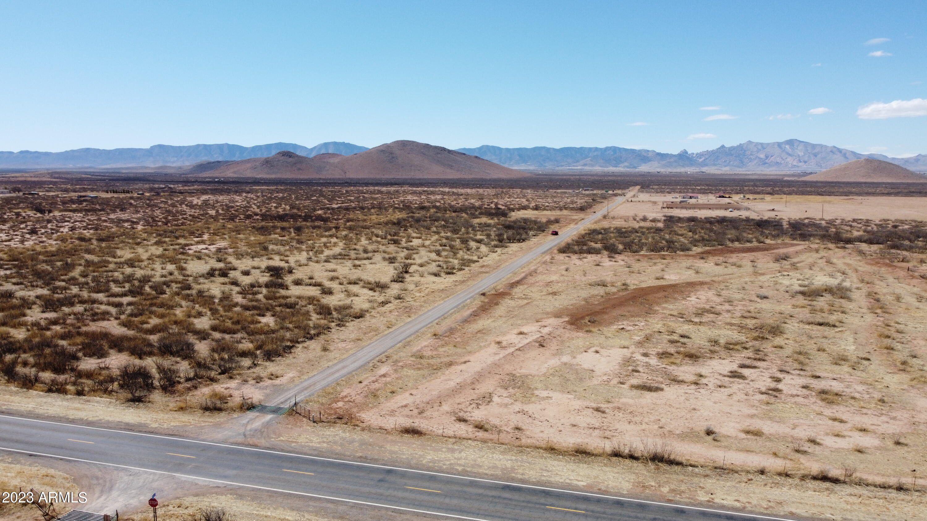 10-acres South Kansas Settlement Road, Unit T Pearce, AZ 85625 - Photo 23 of 36 a view of a mountain with a mountain in the background