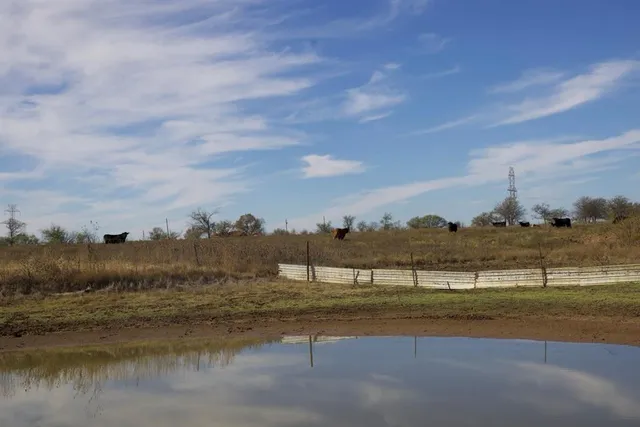 a view of open space with green space
