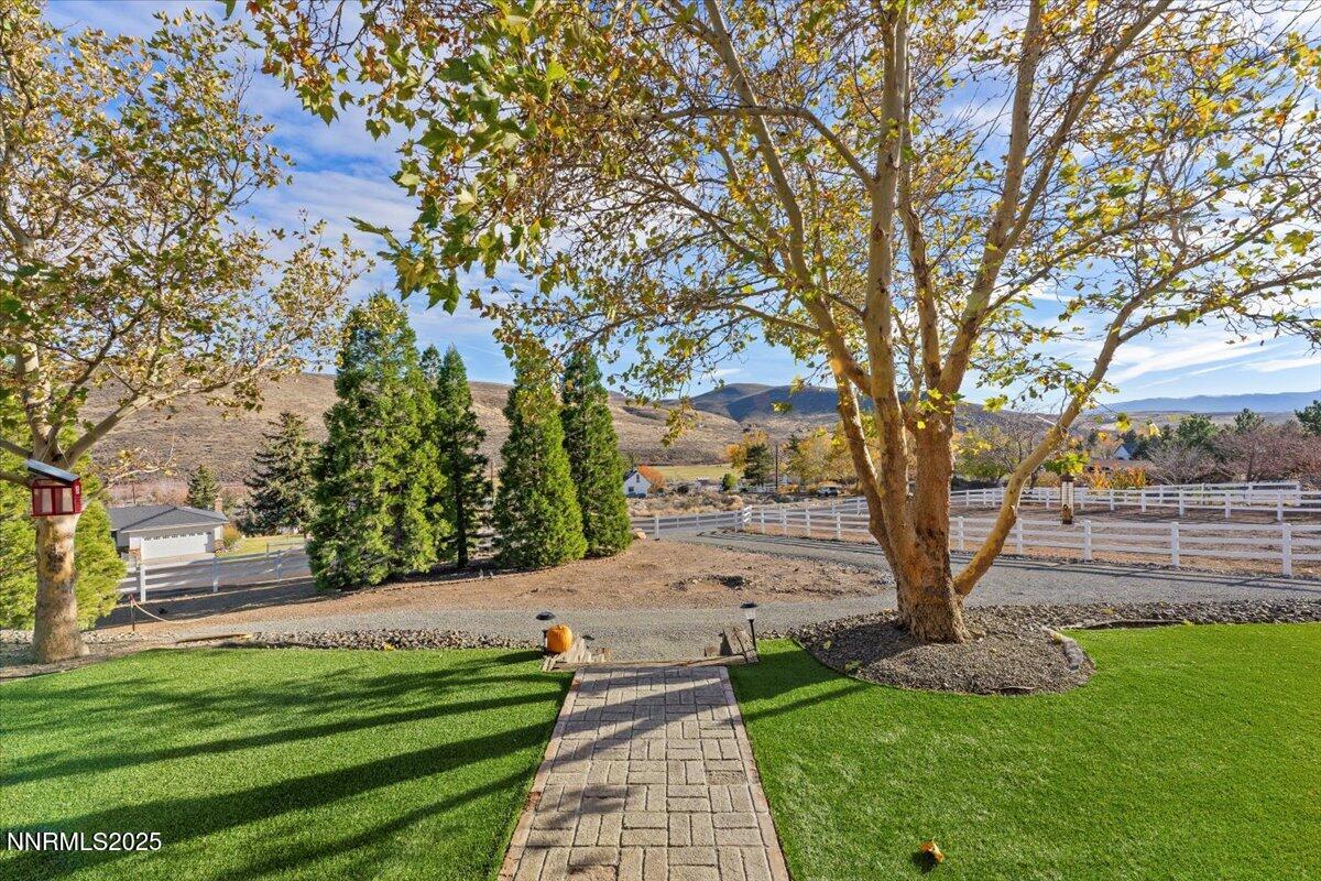 20855 Ames Lane Reno, NV 89521 - Photo 5 of 66 a backyard of a house with lots of green space