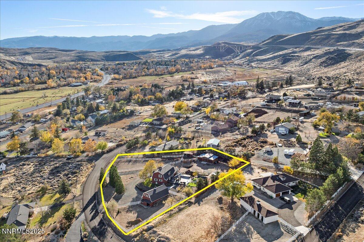 20855 Ames Lane Reno, NV 89521 - Photo 65 of 66 an aerial view of residential houses with outdoor space