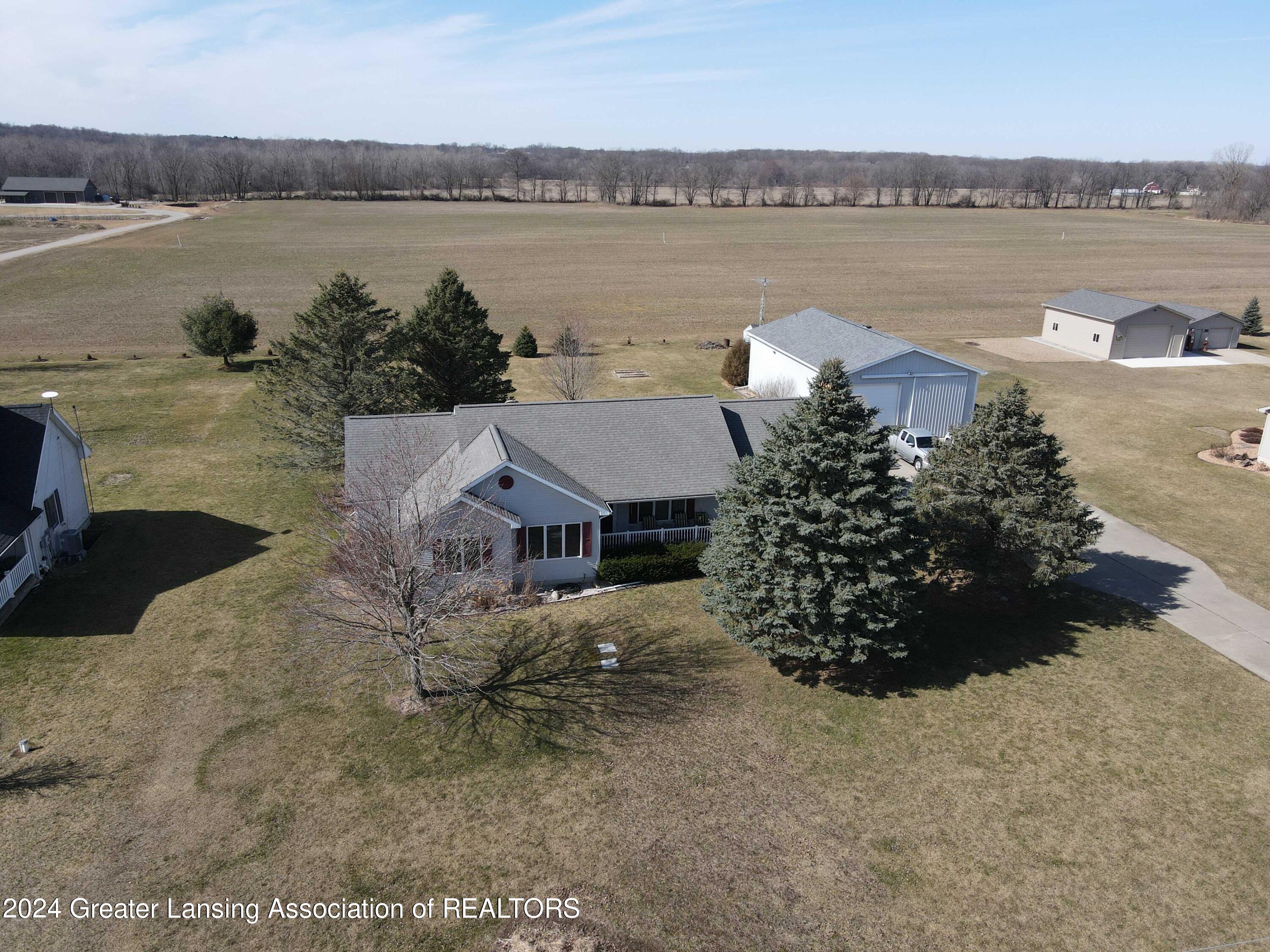 13222 South Grange Road Eagle, MI 48822 - Photo 32 of 38 Aerial