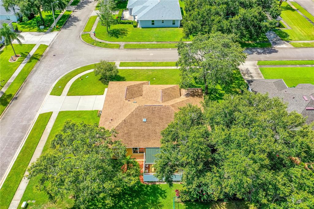 993 Appleview Way Port Orange, FL 32127 - Photo 41 of 46 an aerial view of a house with a garden and swimming pool