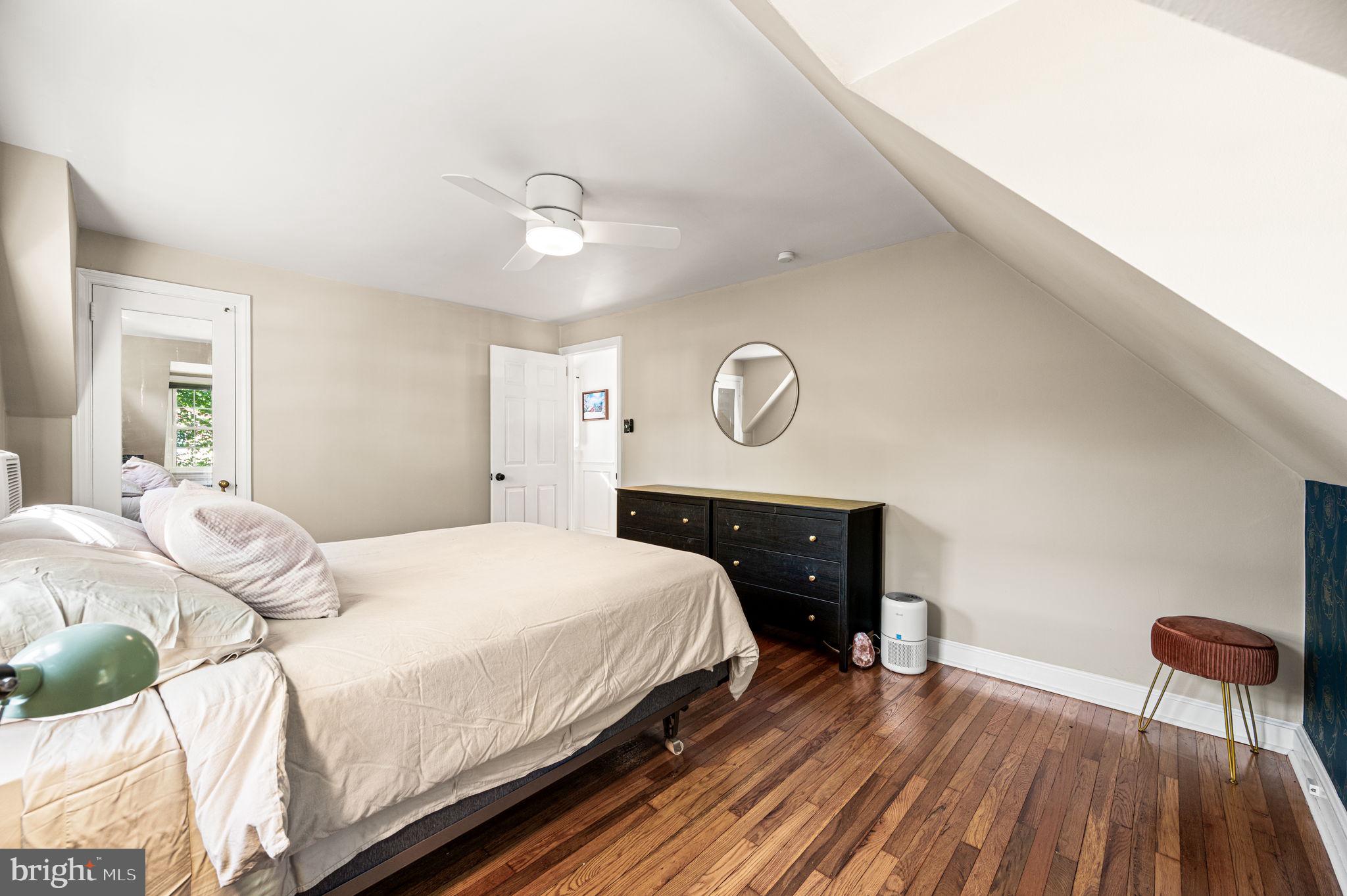 56 North Brookside Road Springfield, PA 19064 - Photo 25 of 32 Main Bedroom w/ view Front Yard thru Dormer Window