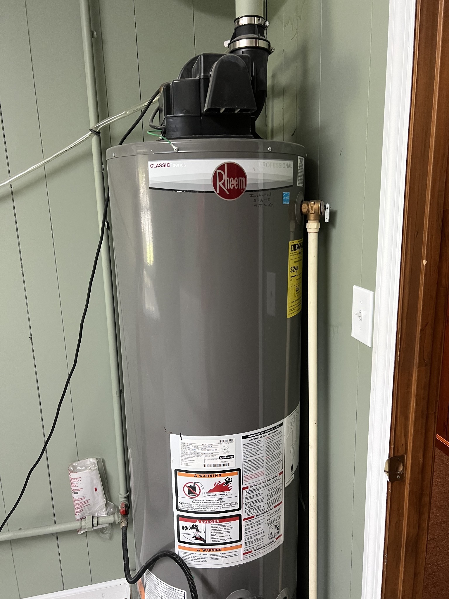 219 John Fuson Road Smithville, TN 37166 - Photo 55 of 84 a close view of water heater room