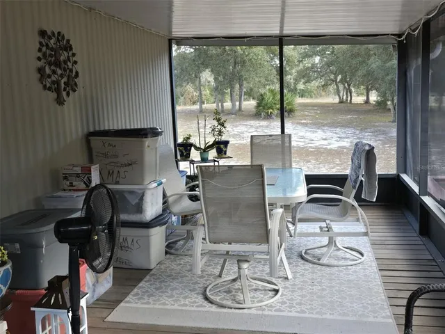 a view of a closet of the house