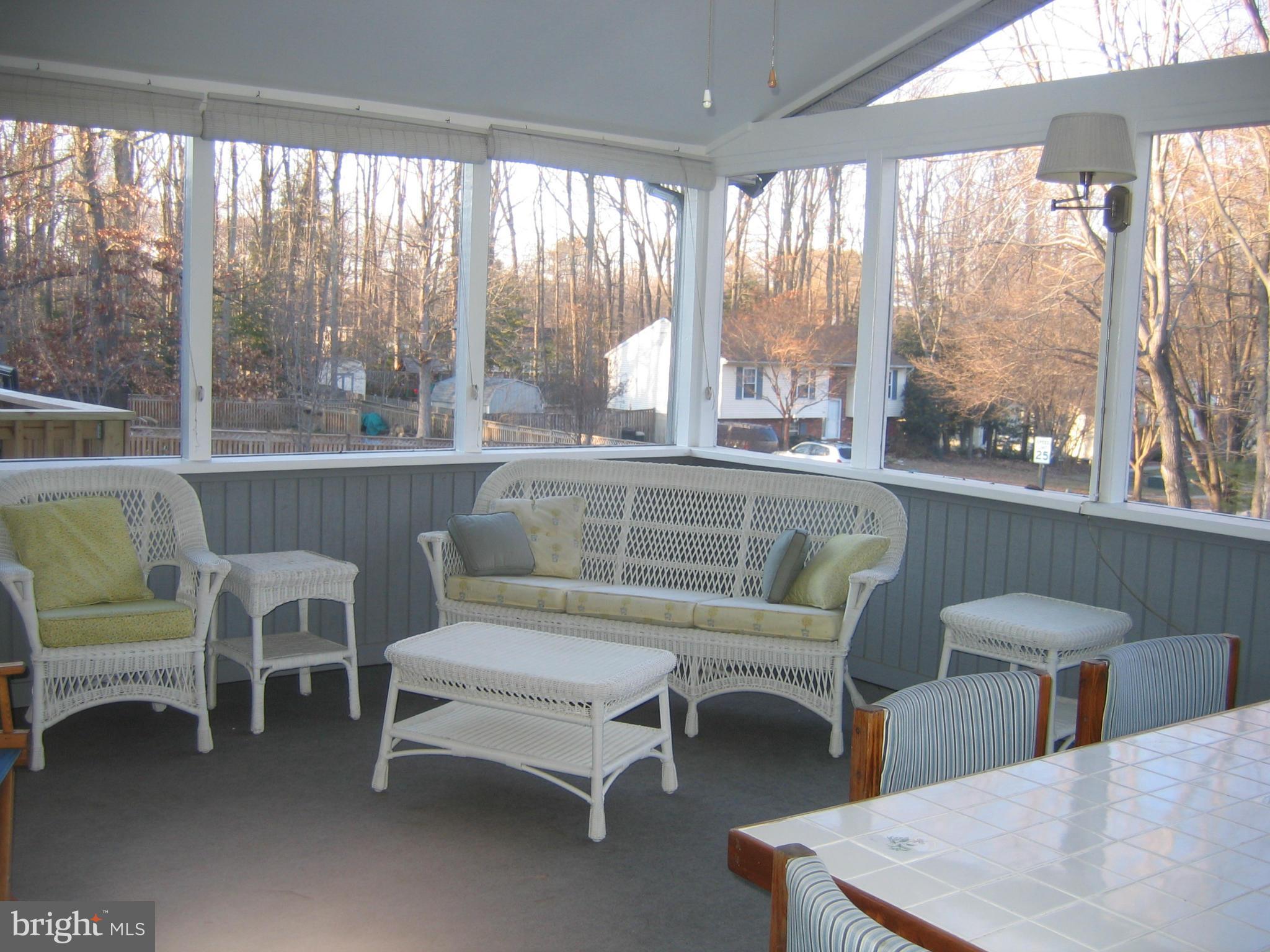 822 Dividing Road Severna Park, MD 21146 - Photo 10 of 30 Large screened porch with vaulted ceilings
