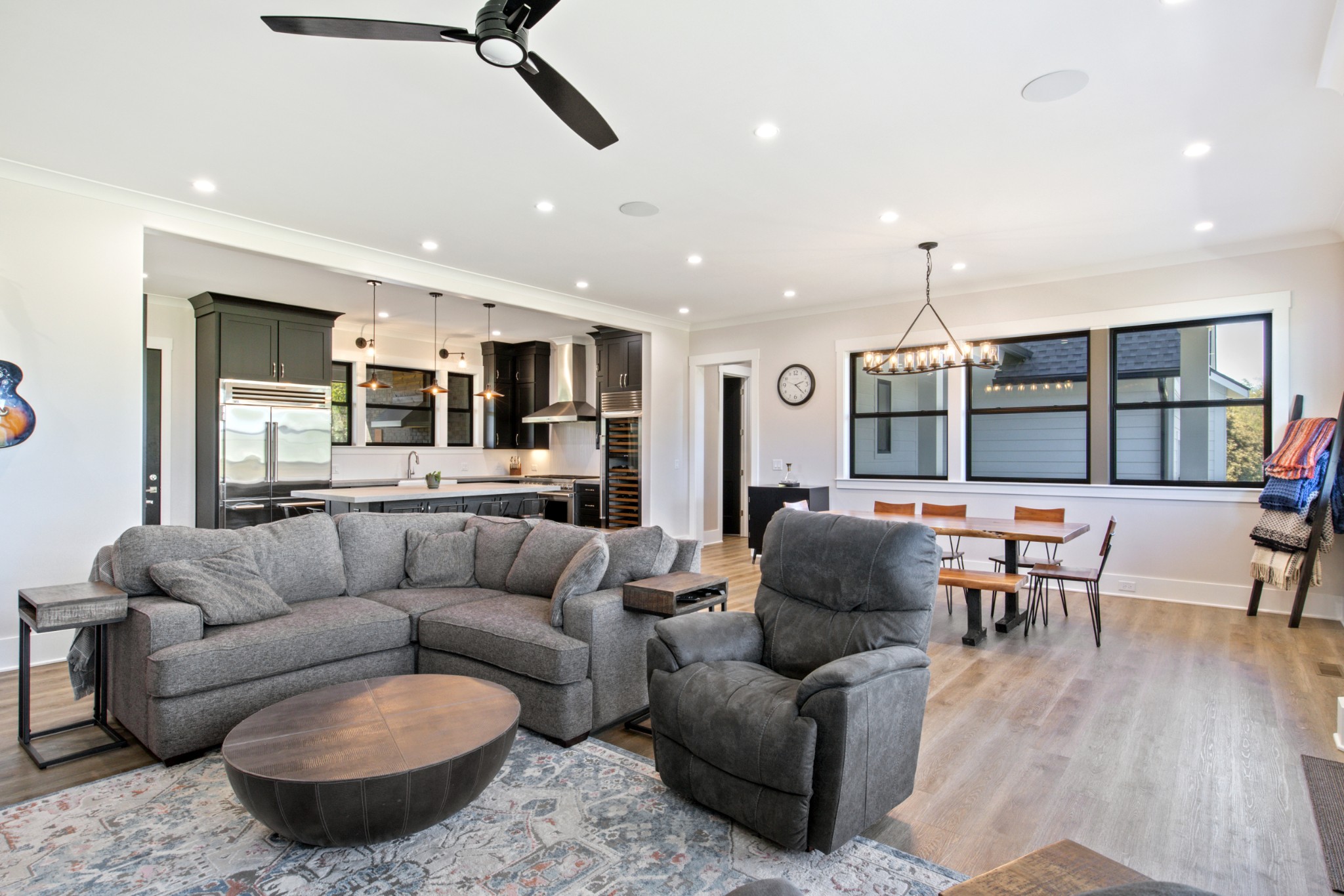 2210 Zion Road Columbia, TN 38401 - Photo 23 of 63 a view from the living room into the incredible open concept complete with dining and incredible kitchen