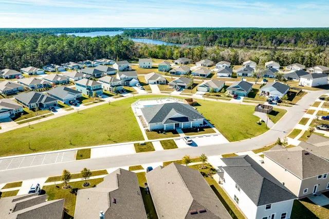 swimming pool view with a swimming pool