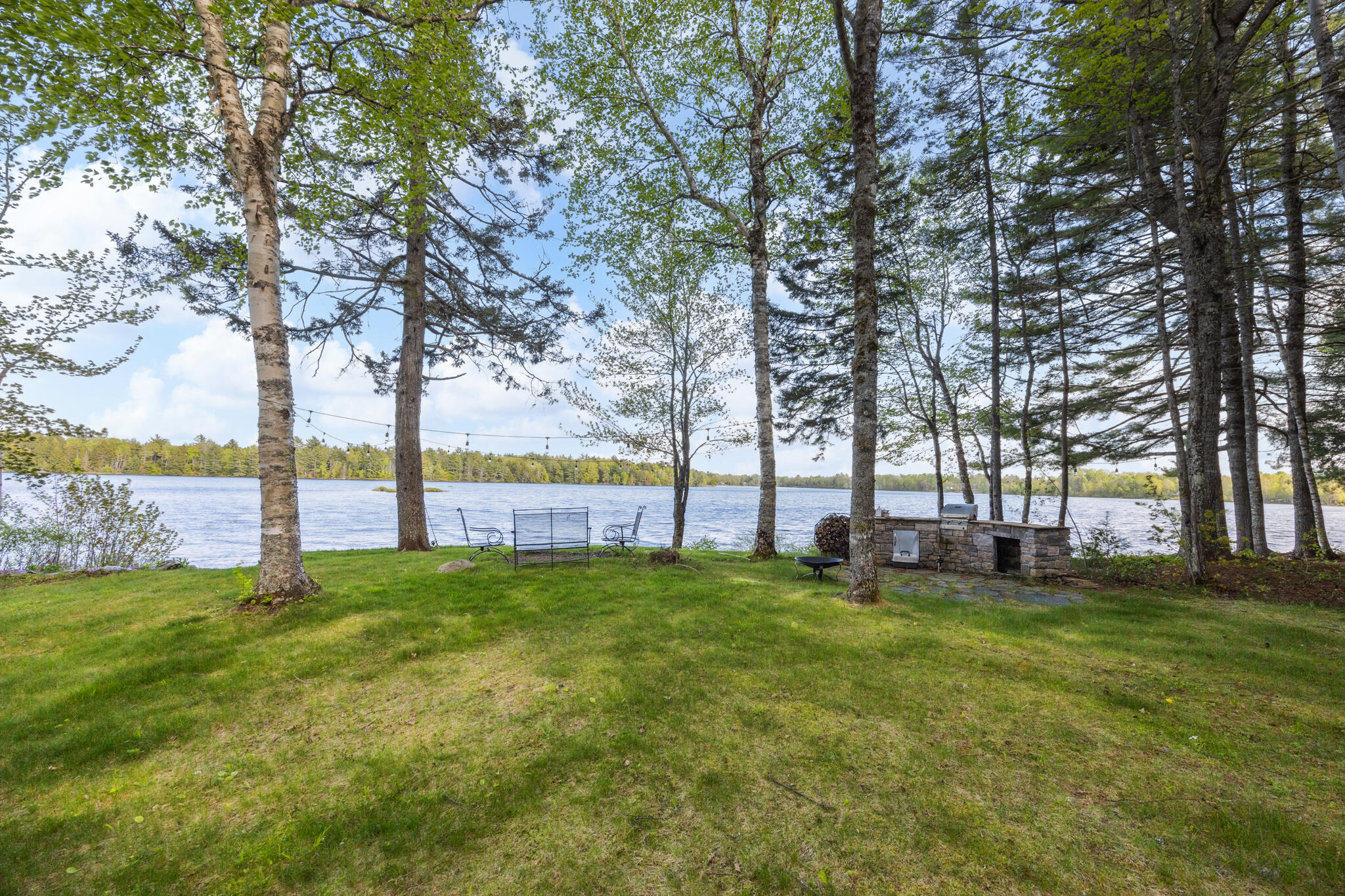 95 Silsby Road Mariaville, ME 04605 - Photo 46 of 88 Lawn to Lake