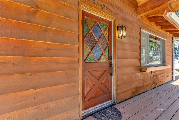 a view of door