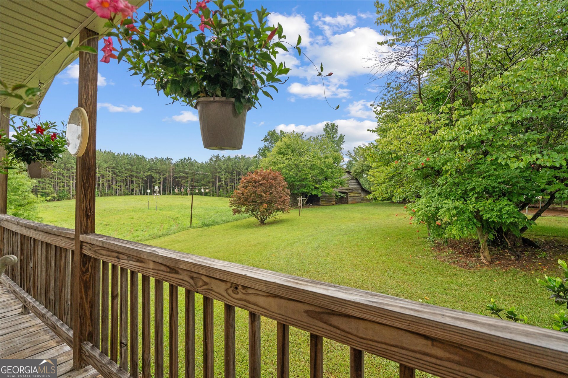 2643 Macedonia Road Franklin, GA 30217 - Photo 22 of 47 a view of swimming pool from a balcony
