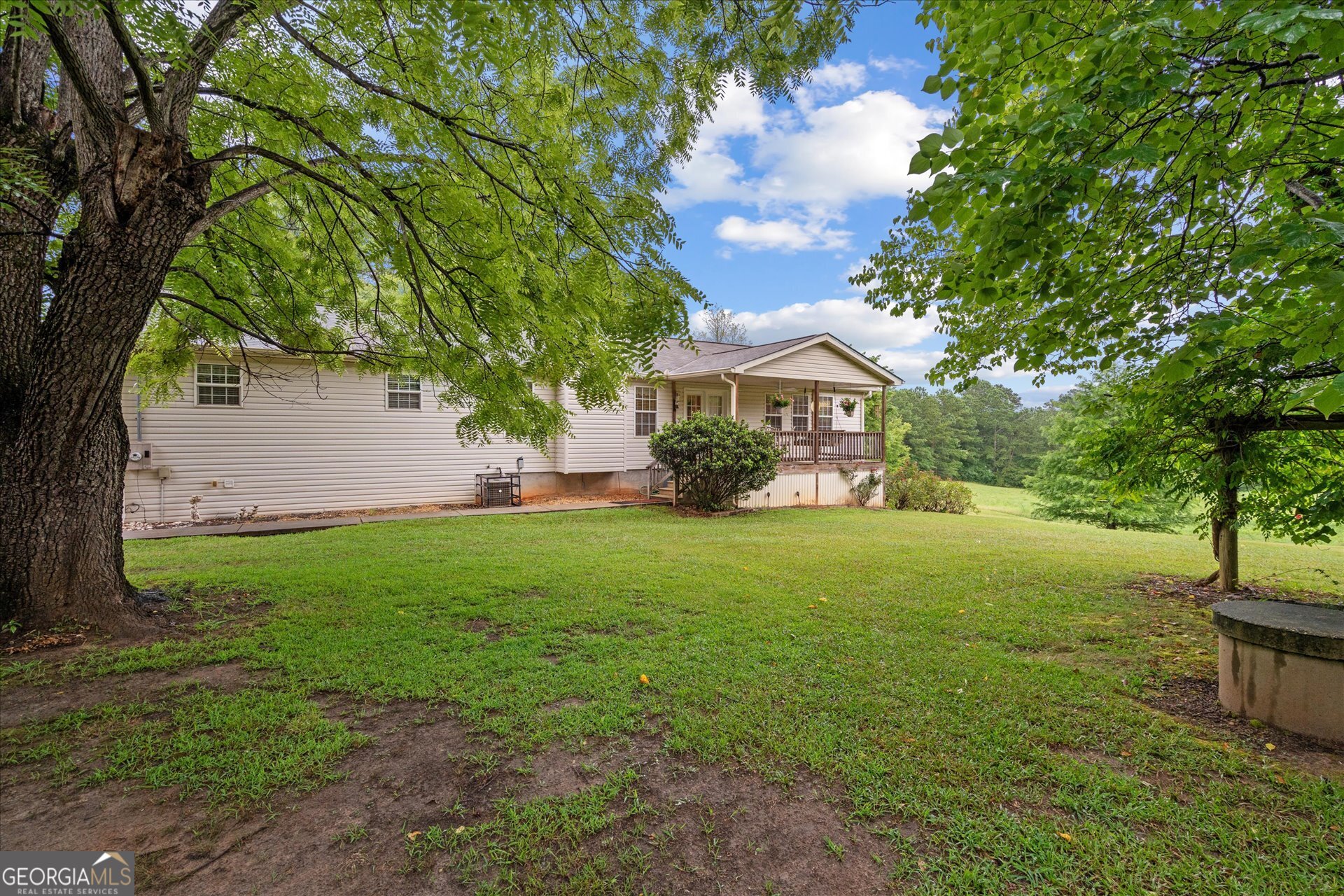 2643 Macedonia Road Franklin, GA 30217 - Photo 26 of 47 a view of house that has a yard