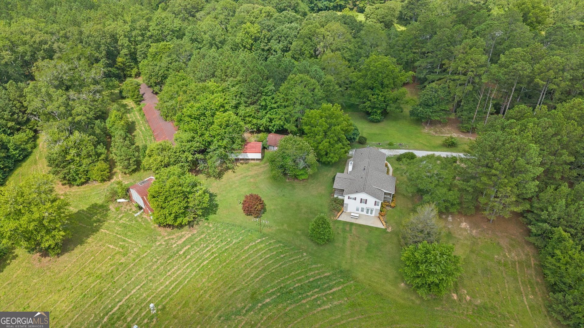 2643 Macedonia Road Franklin, GA 30217 - Photo 41 of 47 a view of outdoor space and yard