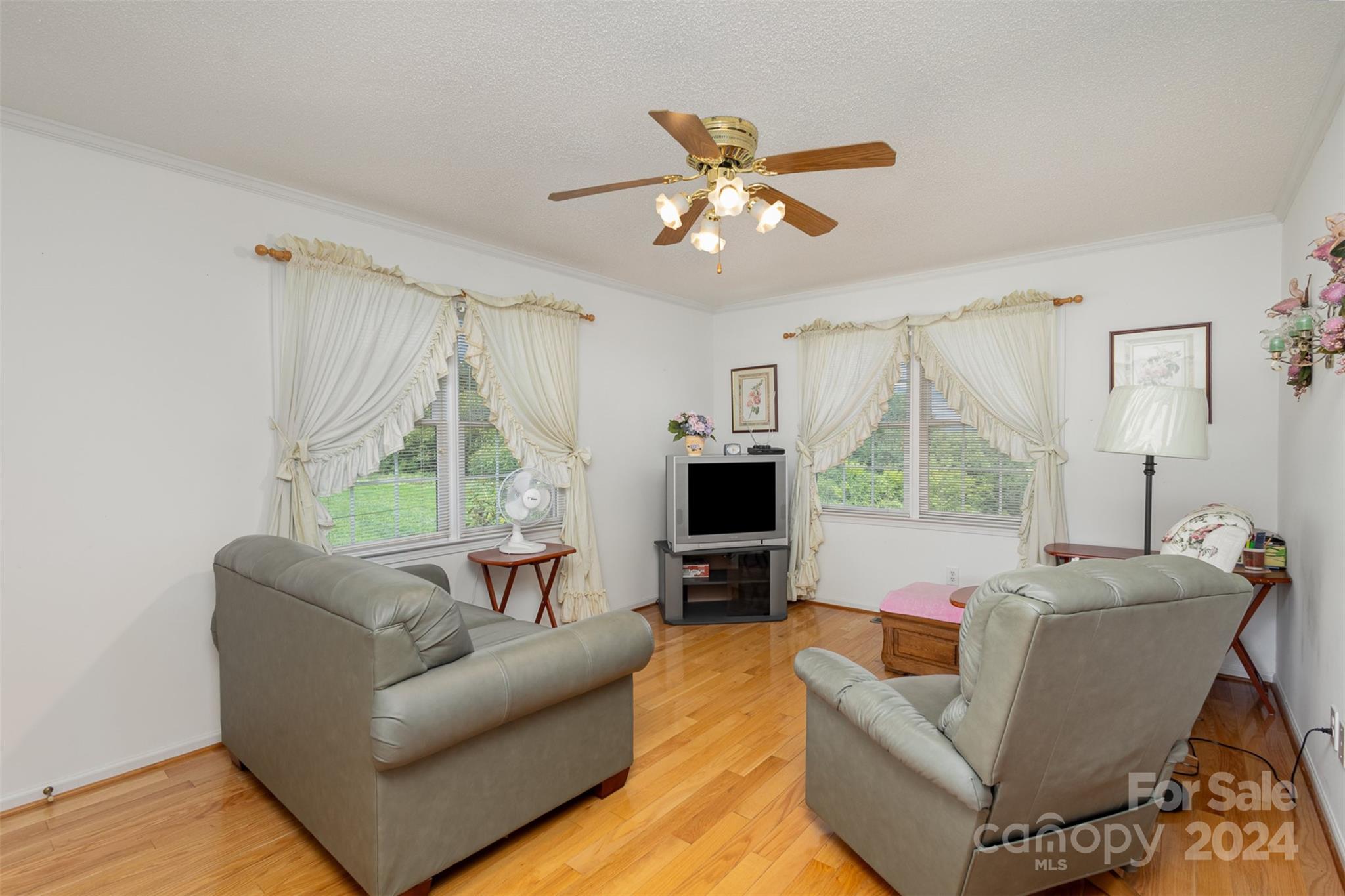 5306 Macedonia Church Road Vale, NC 28168 - Photo 13 of 35 a living room with furniture and a large window