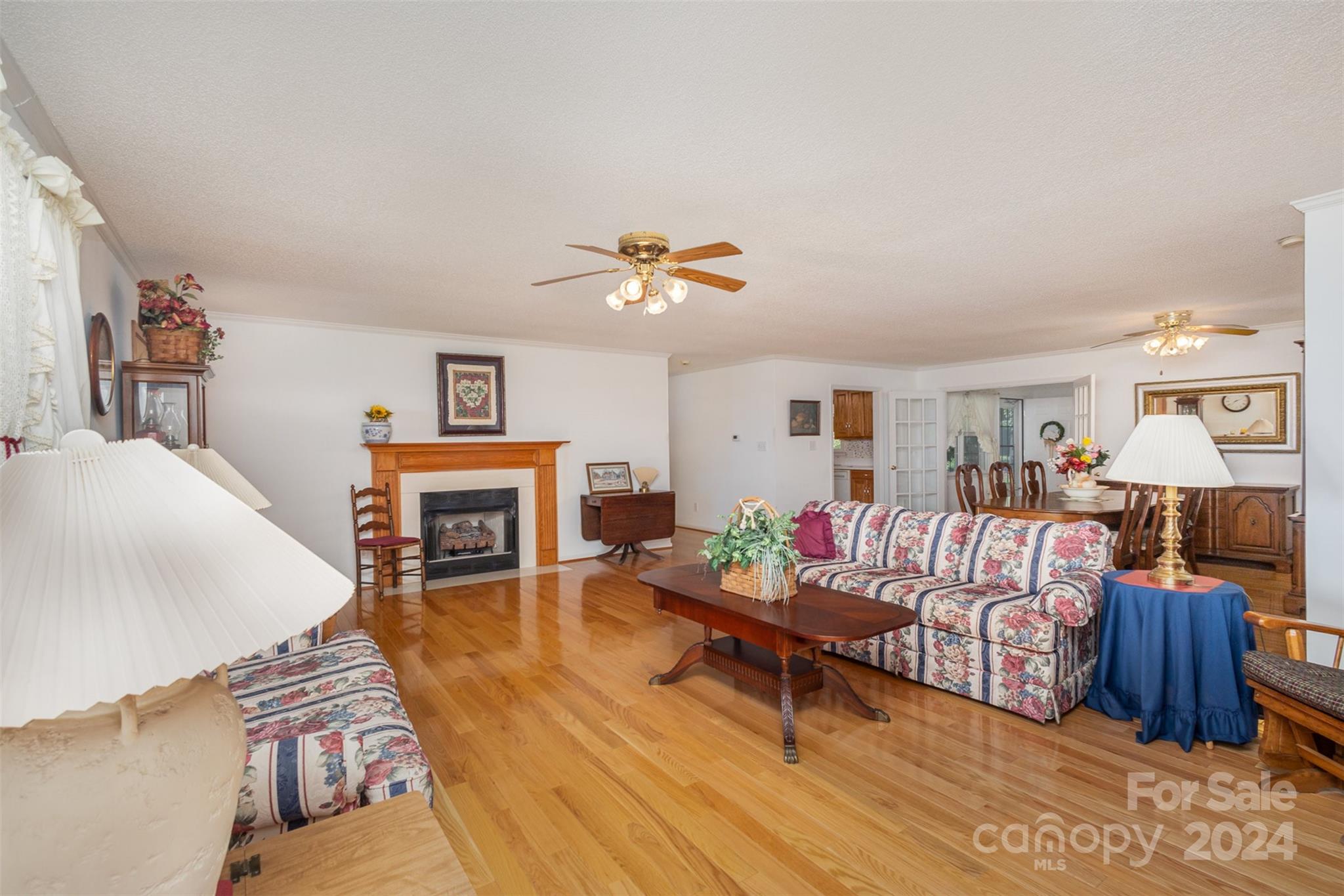 5306 Macedonia Church Road Vale, NC 28168 - Photo 6 of 35 a living room with furniture and a fireplace