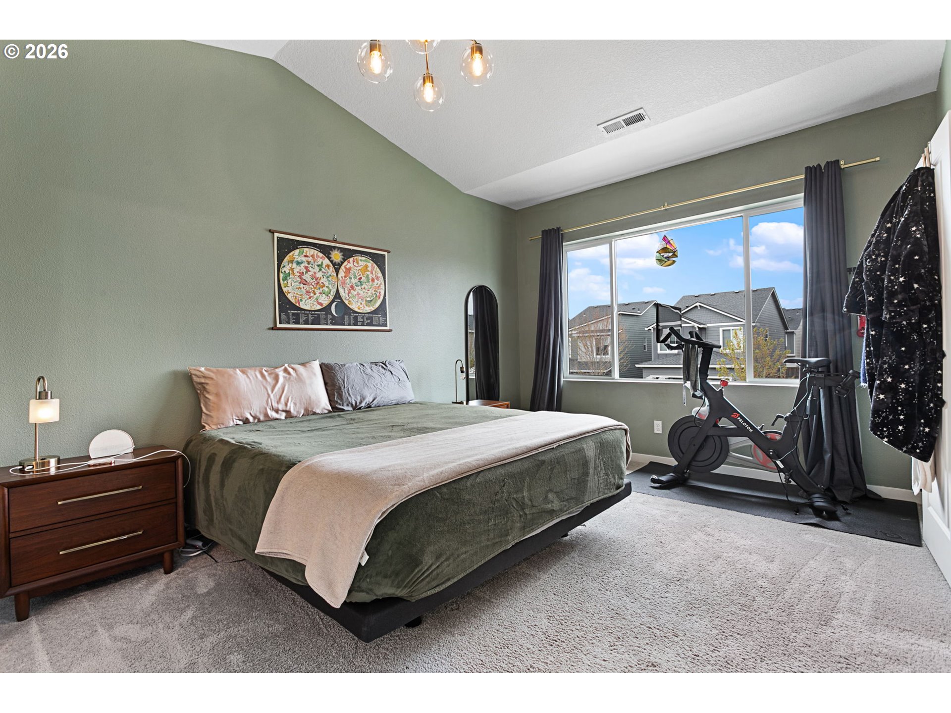 808 South 23rd Avenue Cornelius, OR 97113 - Photo 14 of 36 a bedroom with a bed and large windows