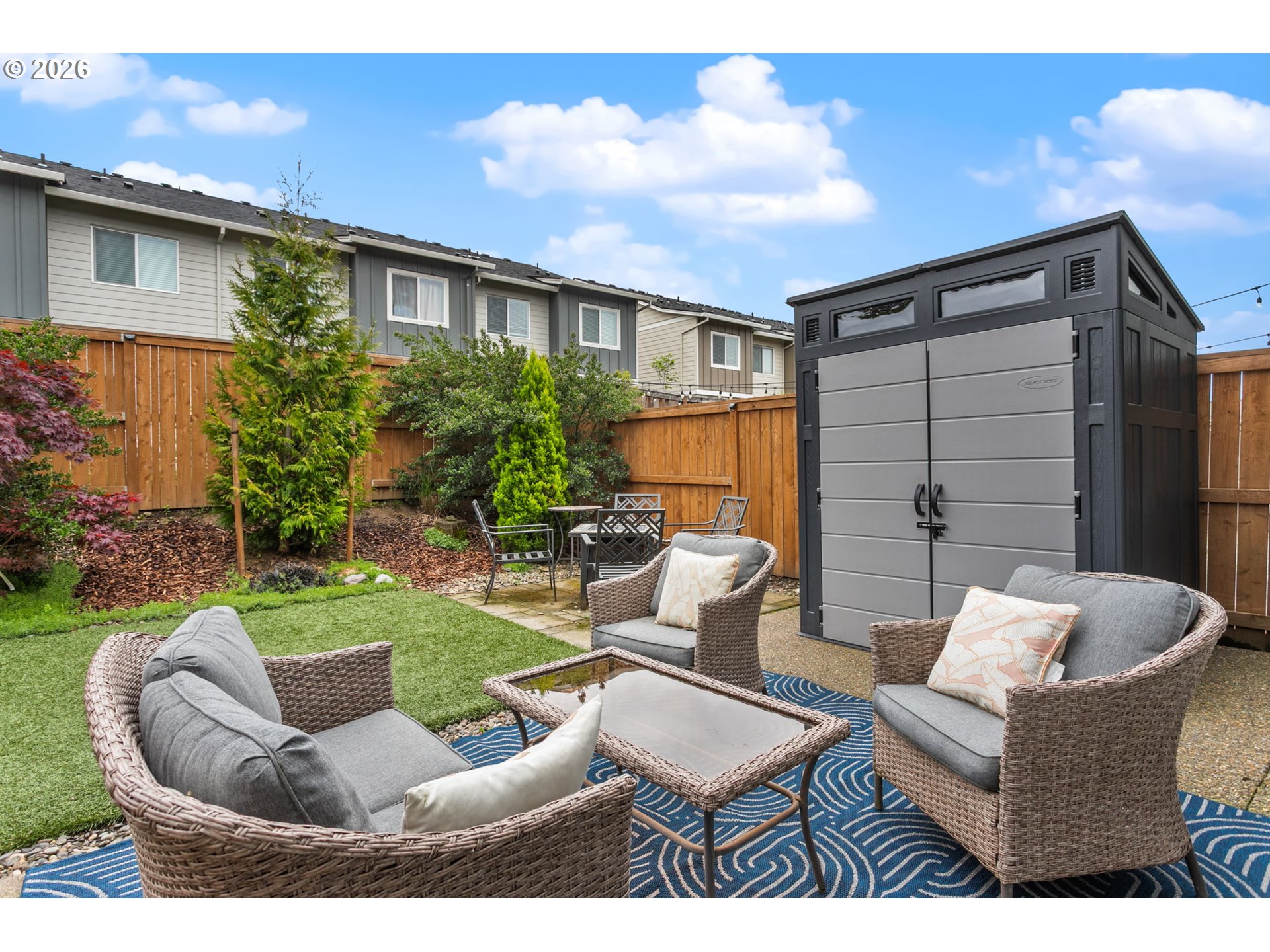 808 South 23rd Avenue Cornelius, OR 97113 - Photo 26 of 36 a view of backyard of house with outdoor seating