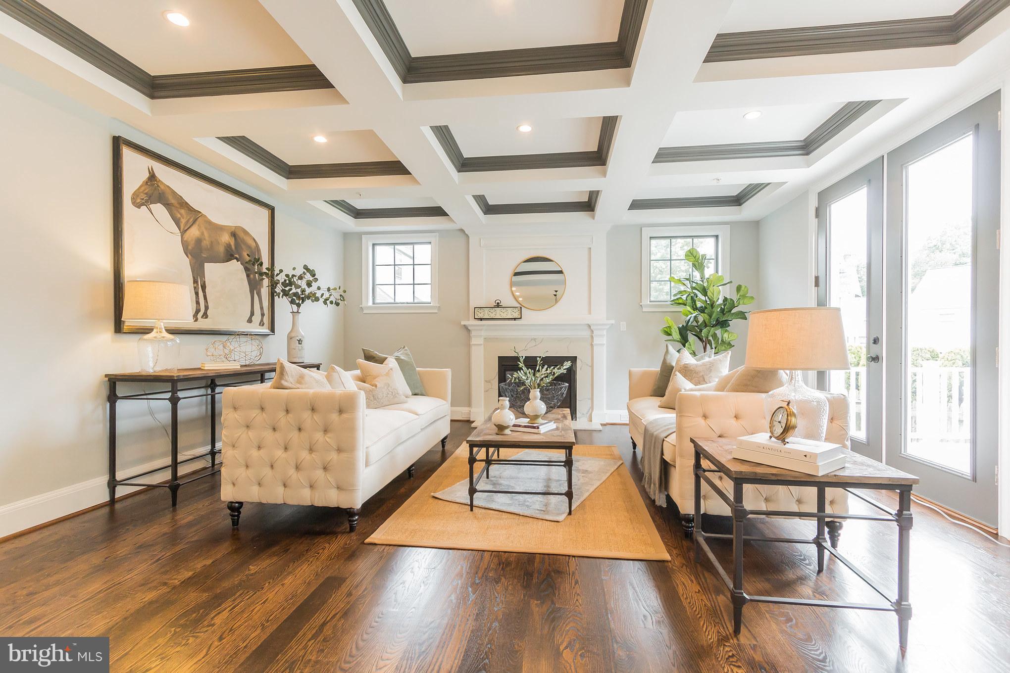 736 Thayer Avenue Silver Spring, MD 20910 - Photo 17 of 30 a living room with furniture and a fireplace