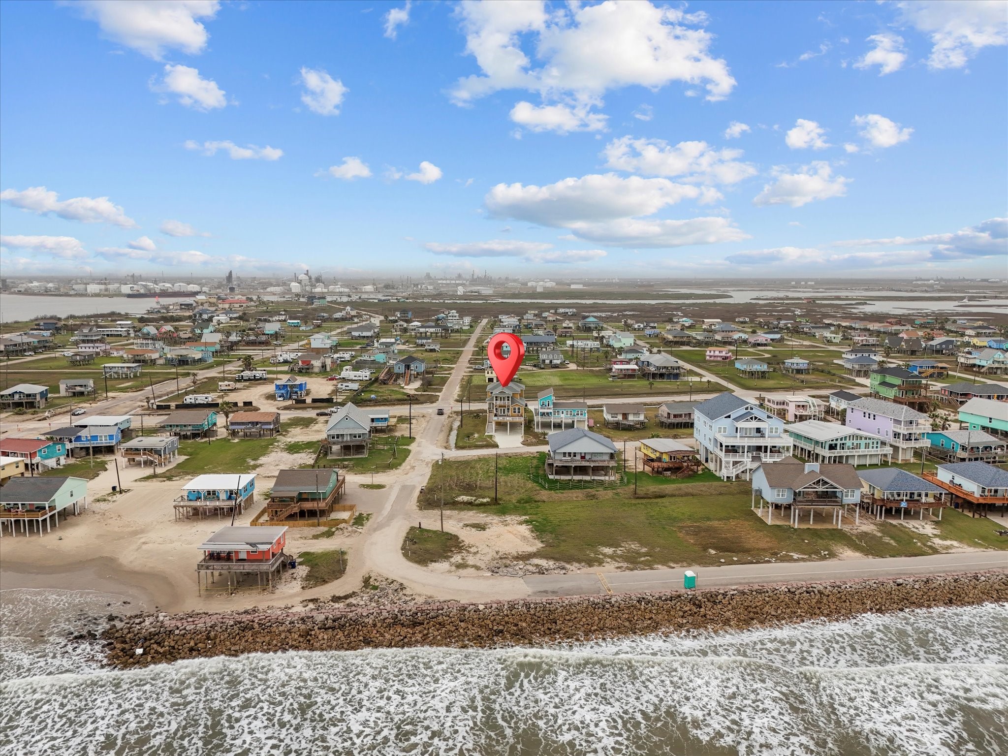 1018 Seashell Drive Surfside Beach, TX 77541 - Photo 9 of 49 Coastal community with charming beach houses, offering ocean views and convenient beach access. Ideal for relaxing seaside living.