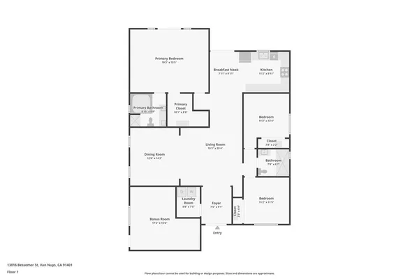 $1,325,000 | 13816 Bessemer Street, Van Nuys, CA 91401