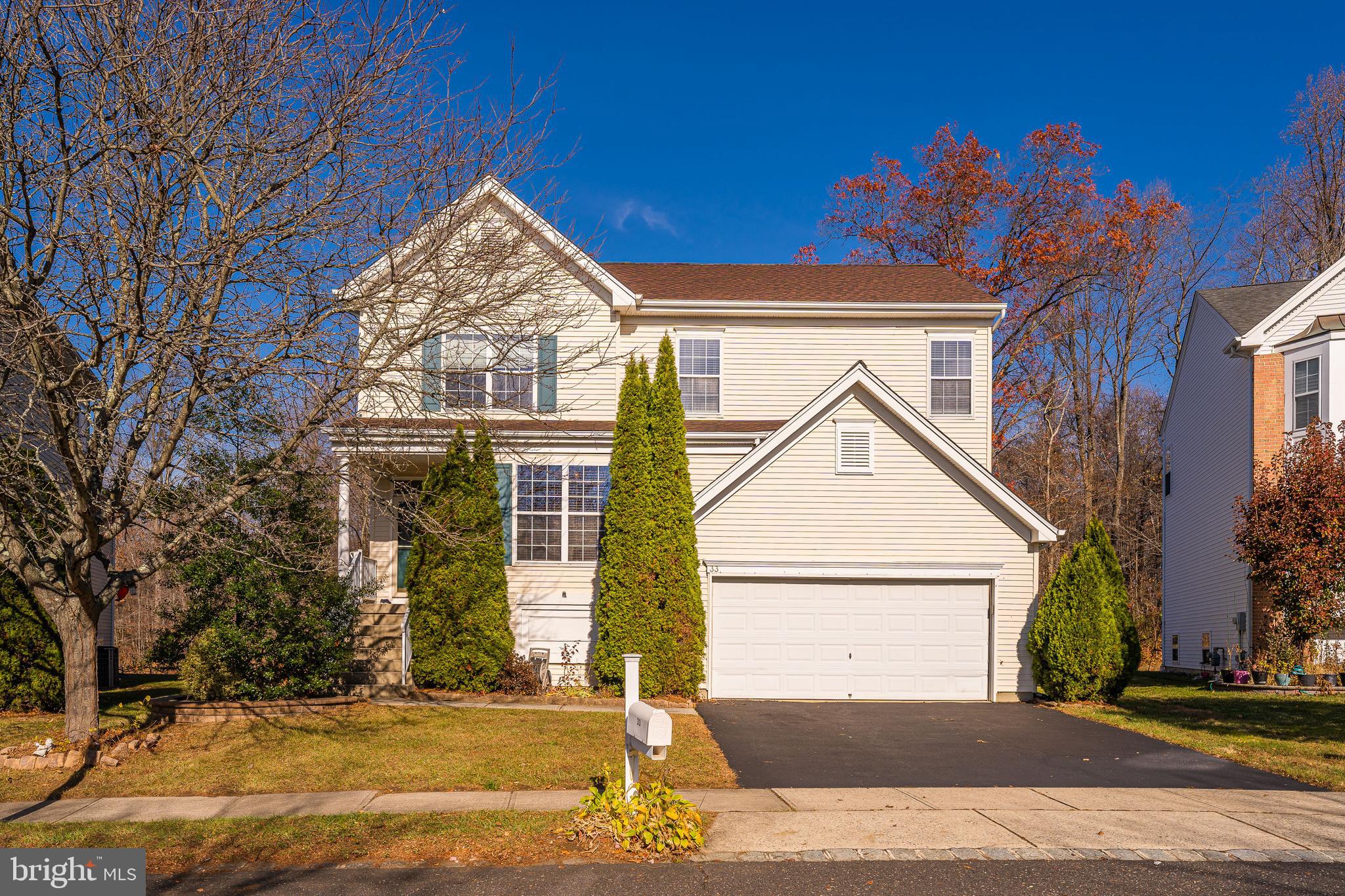 a view of outdoor space yard and front view of a house