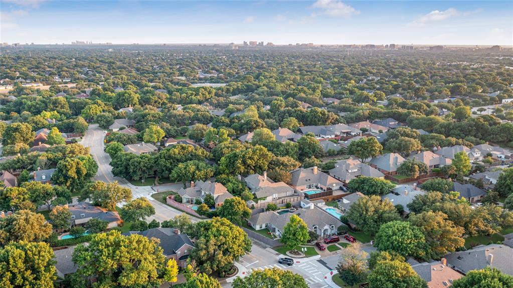 7204 Debbe Drive Dallas, TX 75252 - Photo 35 of 39 an aerial view of residential houses with city view