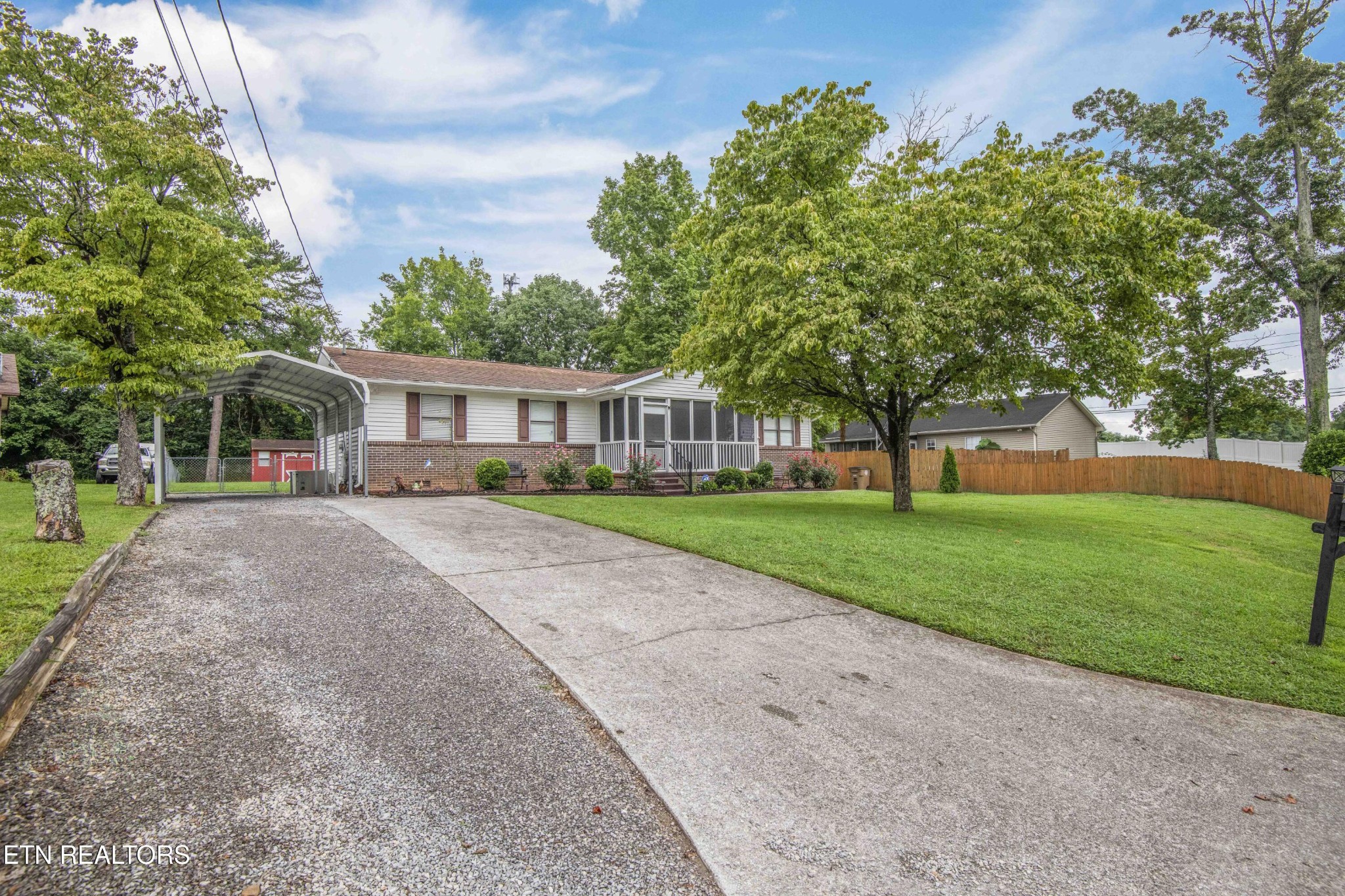 2206 Rambling Road Knoxville, TN 37912 - Photo 27 of 47 a front view of house with yard and green space