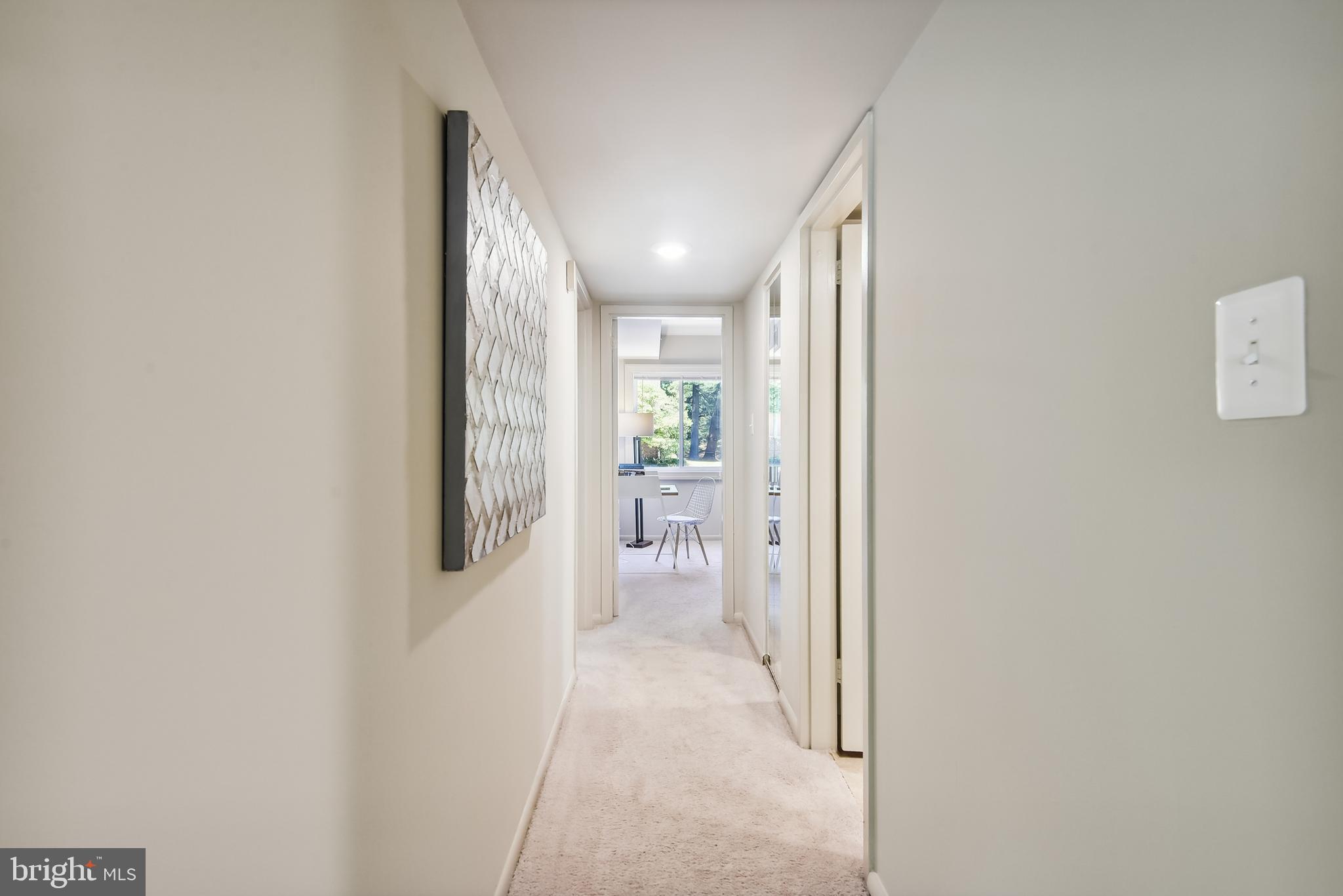 1416 Northgate Square, Unit 12B Reston, VA 20190 - Photo 11 of 23 View toward Bedrooms from Hall