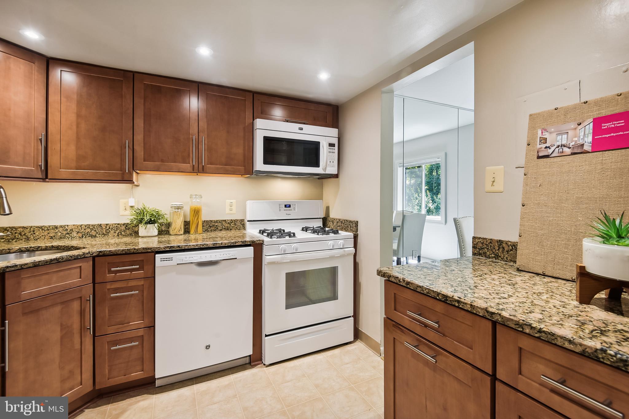 1416 Northgate Square, Unit 12B Reston, VA 20190 - Photo 10 of 23 With Lots of Storage and Counter Space