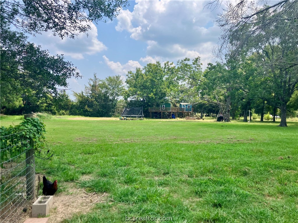5660 Falling Water Bryan, TX 77808 - Photo 27 of 27 View of yard featuring a trampoline
