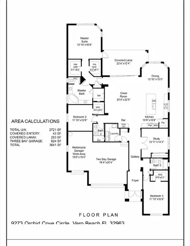$1,350,000 | 9273 Orchid Cove Circle, Vero Beach, FL 32963