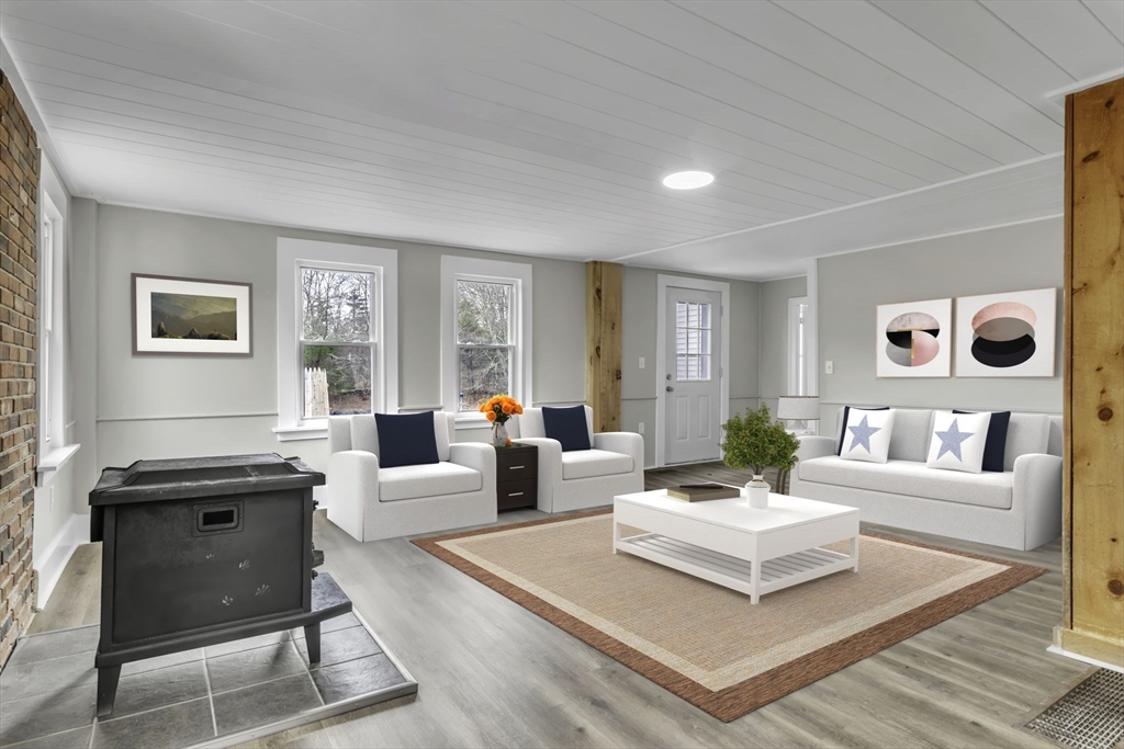 140 Greenwich Plains Road Ware, MA 01082 - Photo 6 of 42 a living room with furniture a view of bedroom and a window