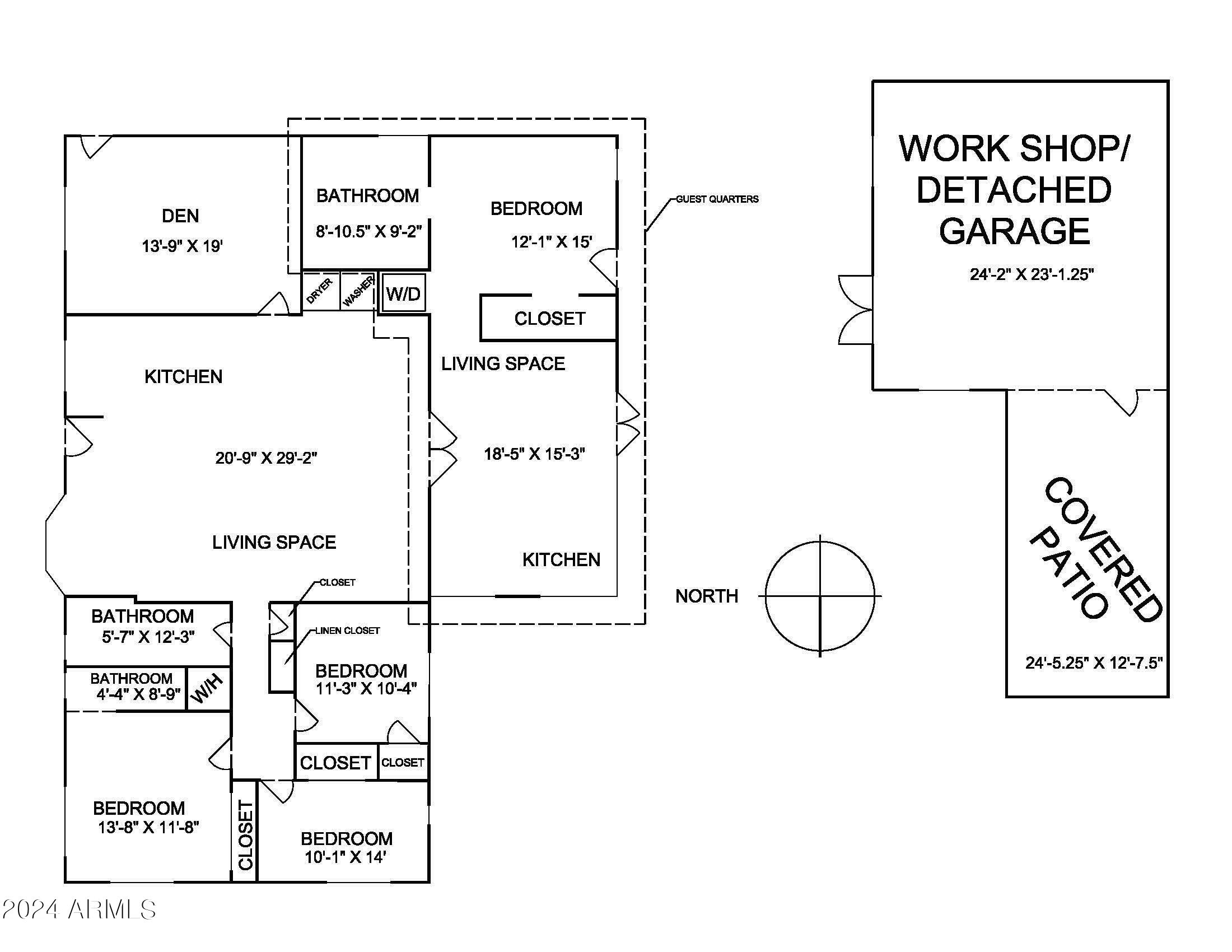 7720 North 17th Avenue Phoenix, AZ 85021 - Photo 19 of 25 7720 House Drawing - 2023-05-30