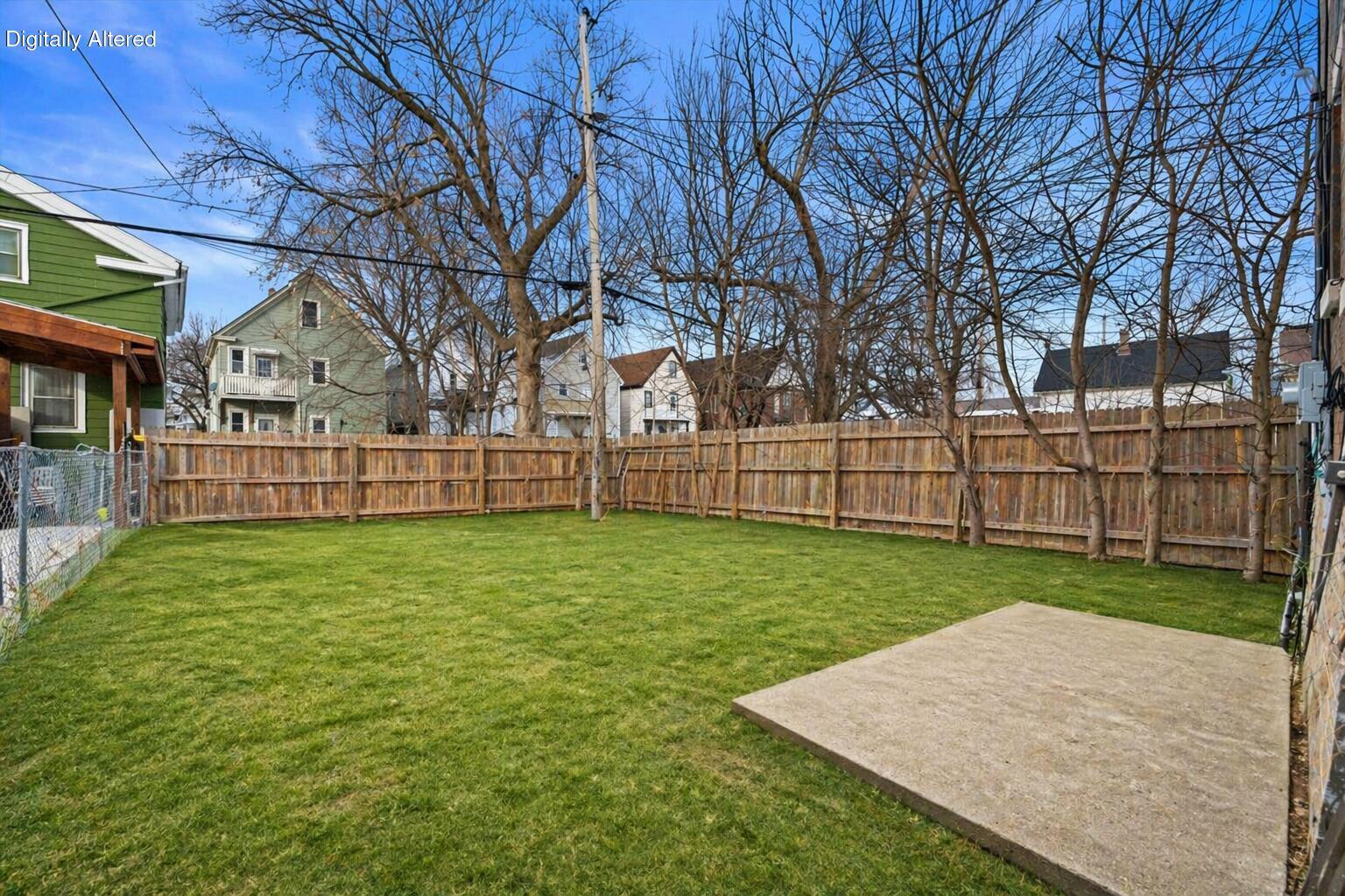 2033 South 16th Street Milwaukee, WI 53204 - Photo 18 of 18 Backyard - Digitally Altered