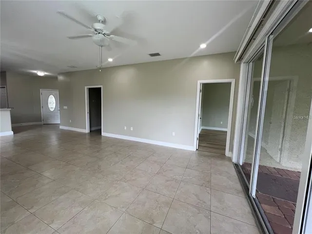 a view of an empty room