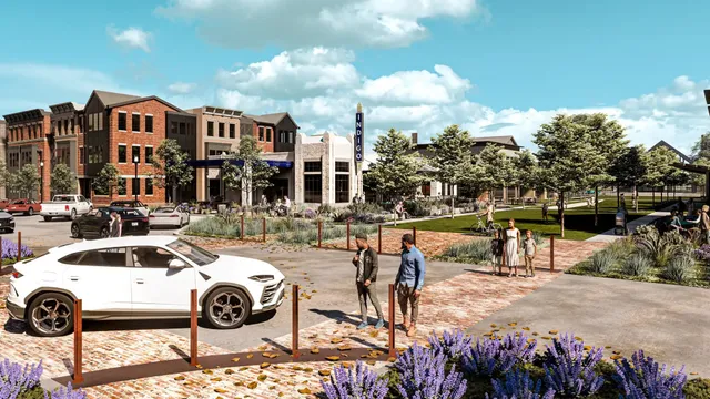 a view of a street with cars