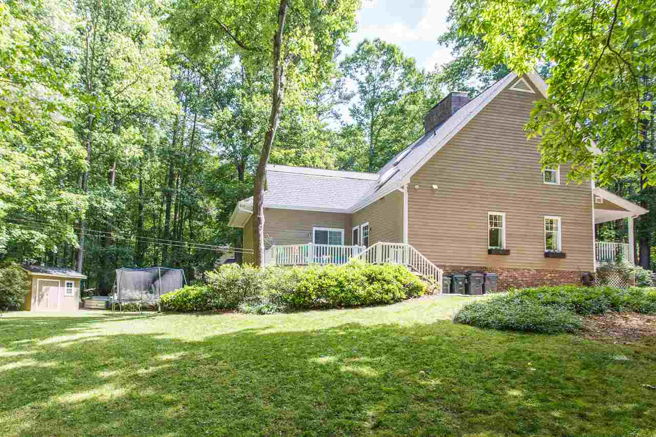11809 Appaloosa Run East Raleigh, NC 27613 - Photo 27 of 30 You will enjoy the outdoors on this lovely 1.32 acre lot. A storage shed is provided for your convenience. Exterior Back