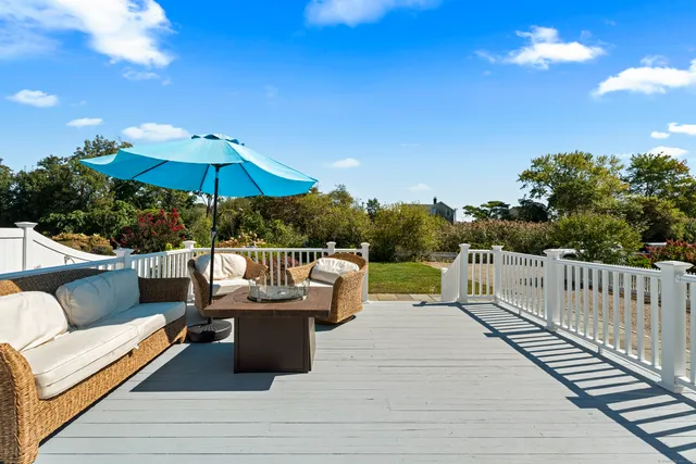 a house view with a outdoor space