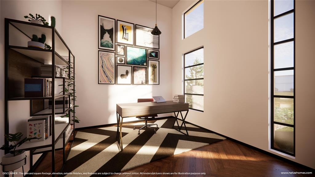 3505 Sky Rdg Lane Melissa, TX 75454 - Photo 12 of 14 a view of a workspace with furniture and entryway