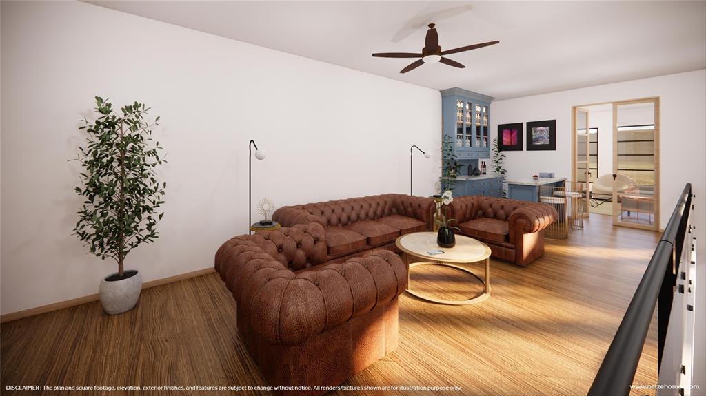 3505 Sky Rdg Lane Melissa, TX 75454 - Photo 5 of 14 a living room with furniture and a potted plant