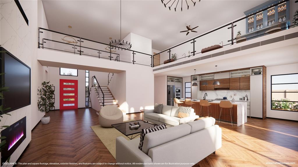 3505 Sky Rdg Lane Melissa, TX 75454 - Photo 10 of 14 a living room with furniture and a flat screen tv