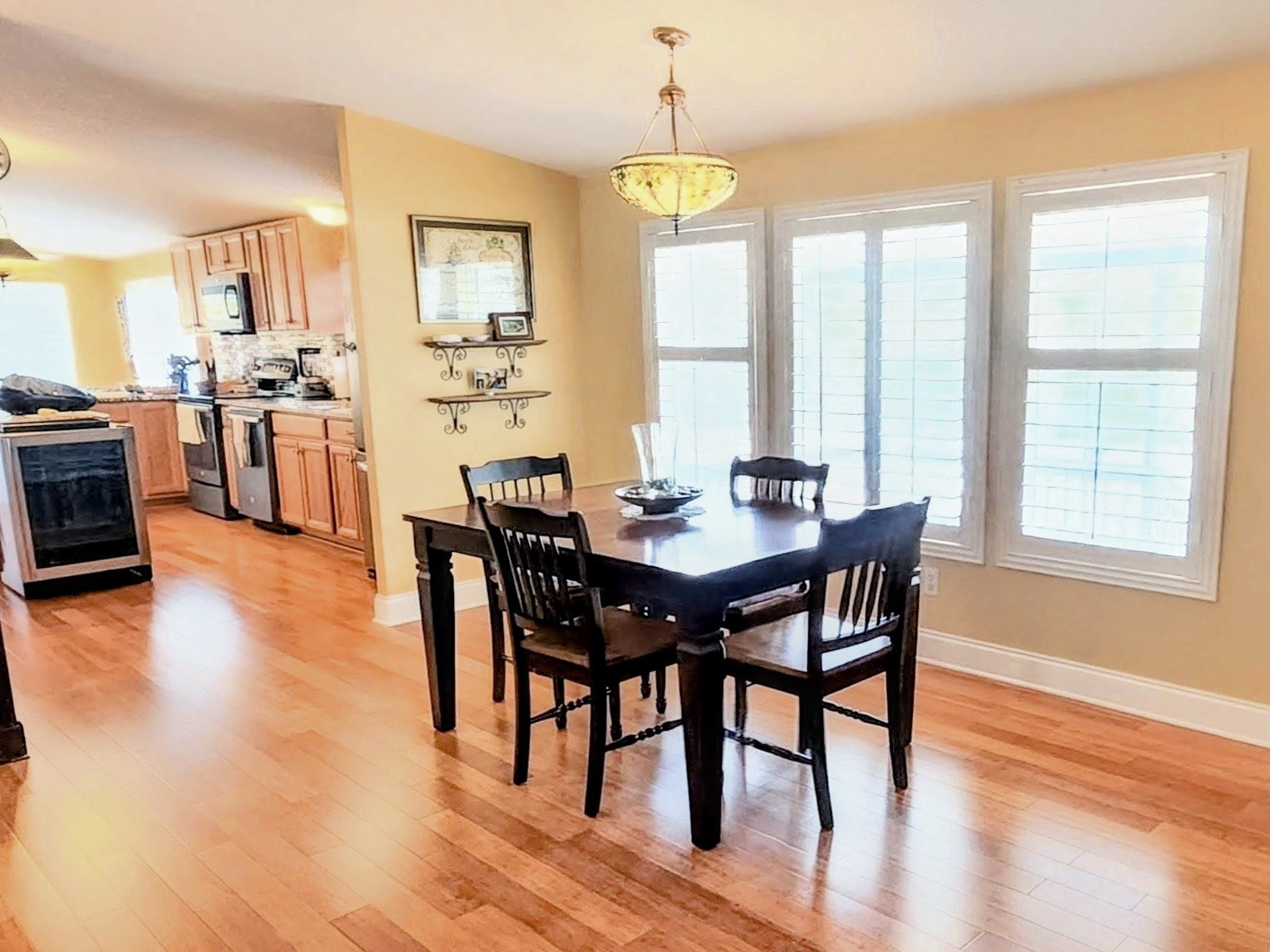 3969 Oak Terrace Road St. Augustine, FL 32086 - Photo 15 of 29 Dining room featuring light wood-style floors and beverage cooler