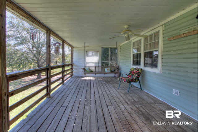 23220 T D Barnett Road Robertsdale, AL 36567 - Photo 17 of 24 back porch
