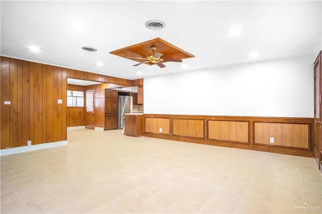 a view of an empty room