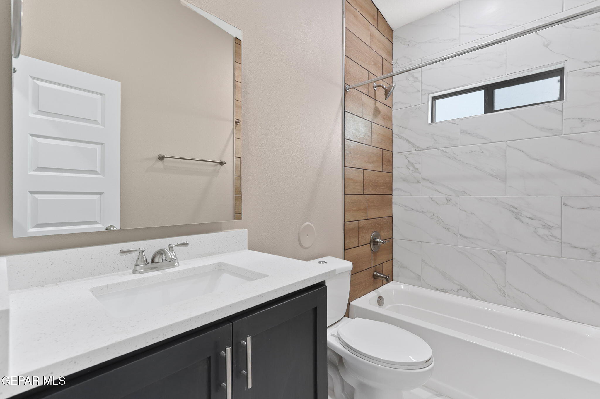 609 Espa Court Vinton, TX 79821 - Photo 19 of 19 a bathroom with a sink a toilet and shower